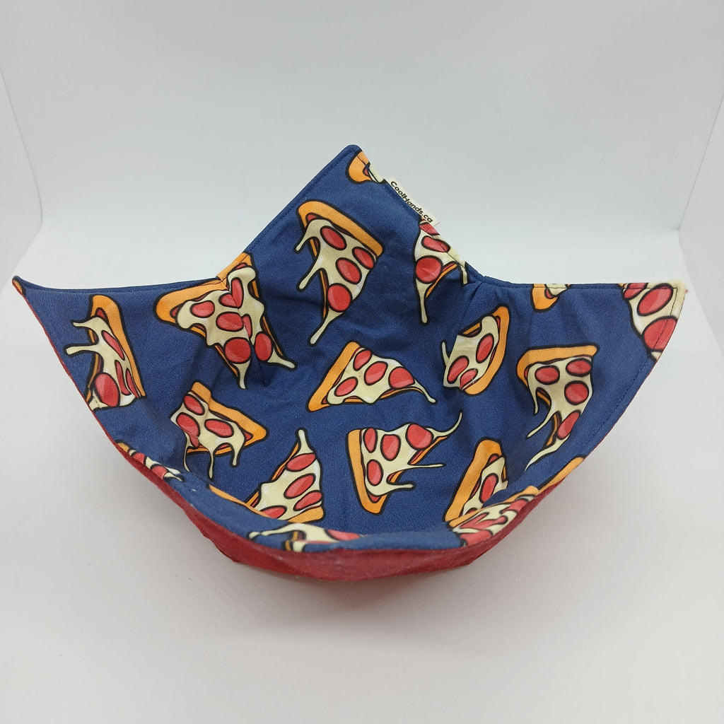 100% Cotton Microwavable Bowl Cozy - Pizza Party