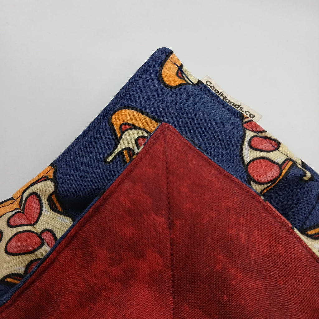 100% Cotton Microwavable Bowl Cozy - Pizza Party