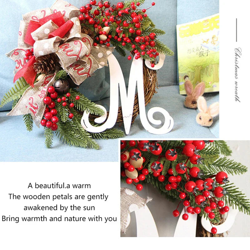 Christmas Wreath Artificial Hanging Garland